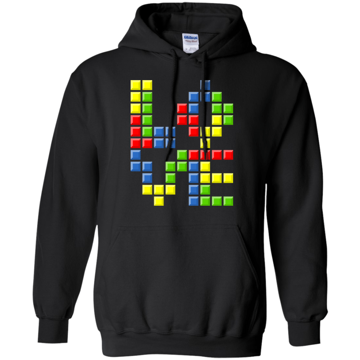 Sweatshirts Black / S Love Puzzles Pullover Hoodie