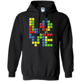 Sweatshirts Black / S Love Puzzles Pullover Hoodie