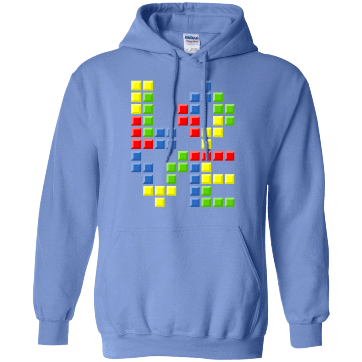 Sweatshirts Carolina Blue / S Love Puzzles Pullover Hoodie