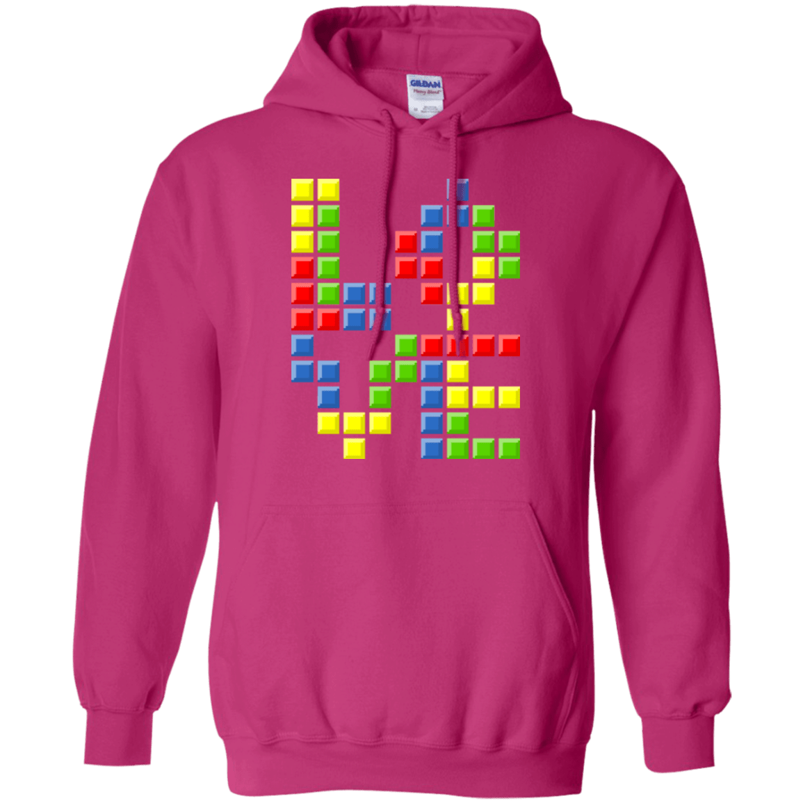 Sweatshirts Heliconia / S Love Puzzles Pullover Hoodie