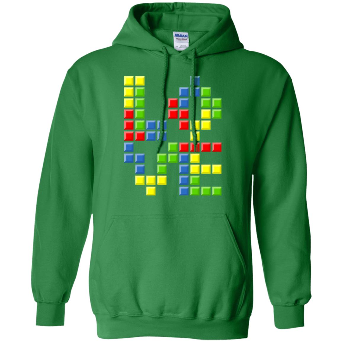 Sweatshirts Irish Green / S Love Puzzles Pullover Hoodie