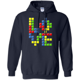 Sweatshirts Navy / S Love Puzzles Pullover Hoodie