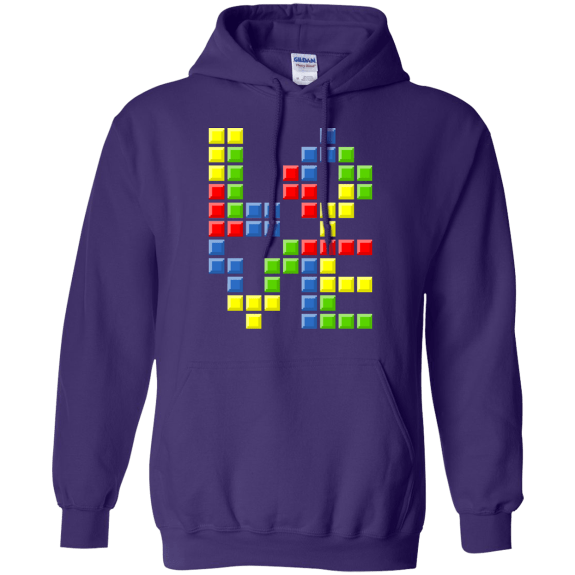 Sweatshirts Purple / S Love Puzzles Pullover Hoodie