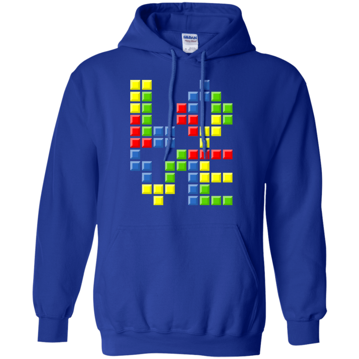 Sweatshirts Royal / S Love Puzzles Pullover Hoodie