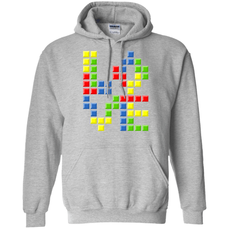 Sweatshirts Sport Grey / S Love Puzzles Pullover Hoodie