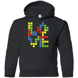 Sweatshirts Black / YS Love Puzzles Youth Hoodie