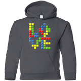 Sweatshirts Charcoal / YS Love Puzzles Youth Hoodie