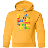 Sweatshirts Gold / YS Love Puzzles Youth Hoodie