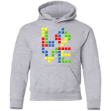 Sweatshirts Sport Grey / YS Love Puzzles Youth Hoodie