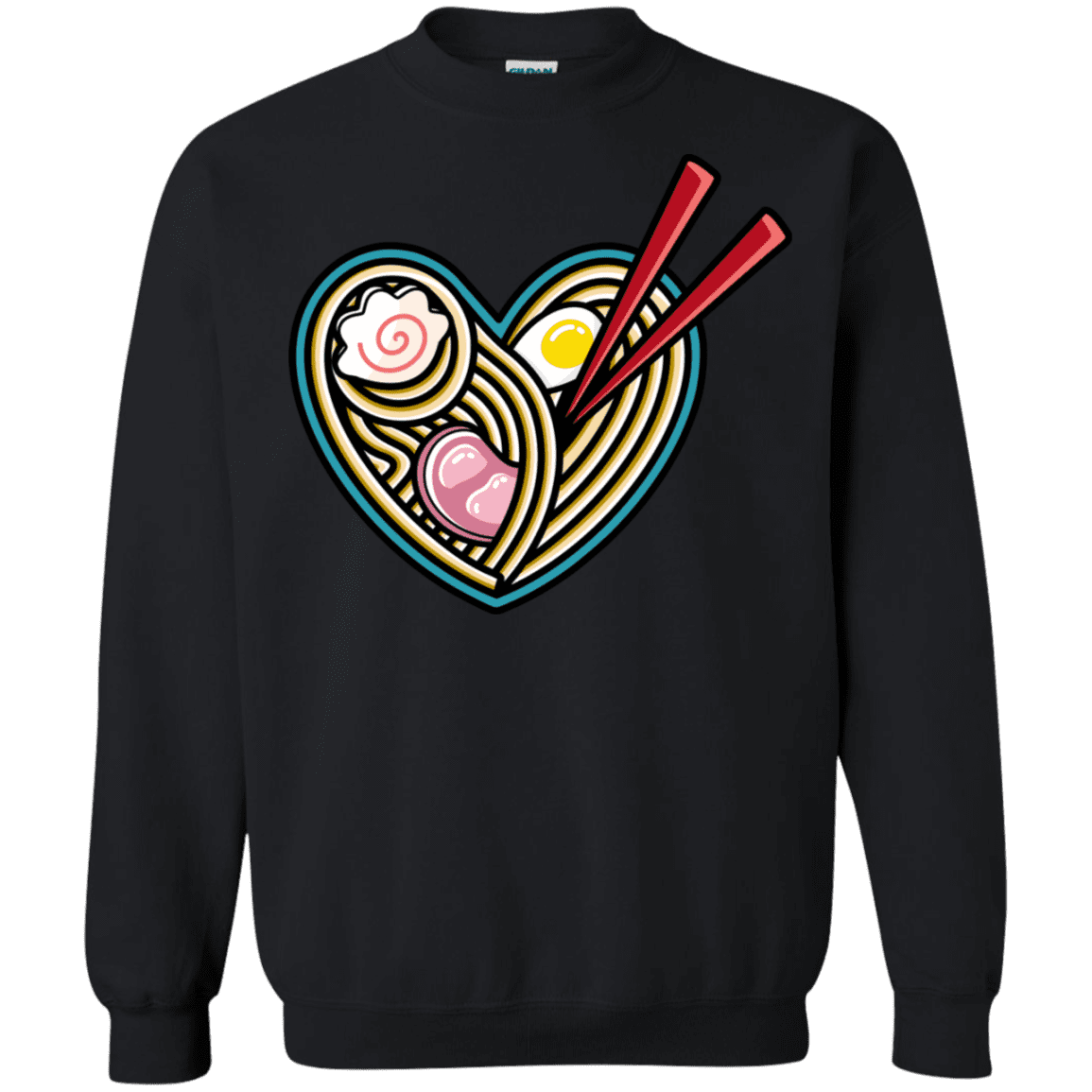 Sweatshirts Black / S Love Ramen Crewneck Sweatshirt
