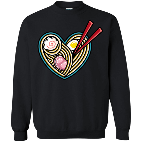 Sweatshirts Black / S Love Ramen Crewneck Sweatshirt