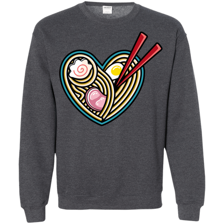 Sweatshirts Dark Heather / S Love Ramen Crewneck Sweatshirt