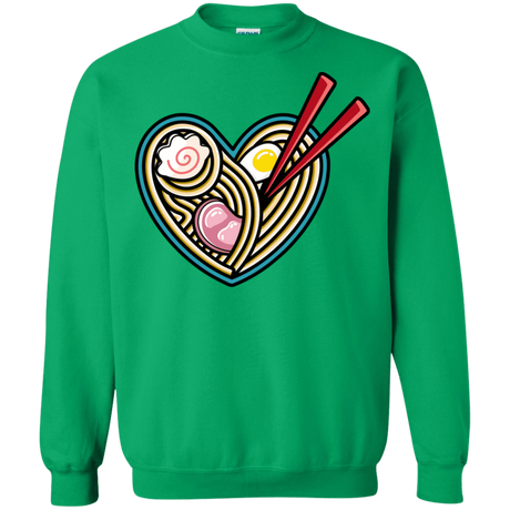 Sweatshirts Irish Green / S Love Ramen Crewneck Sweatshirt