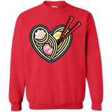 Sweatshirts Red / S Love Ramen Crewneck Sweatshirt