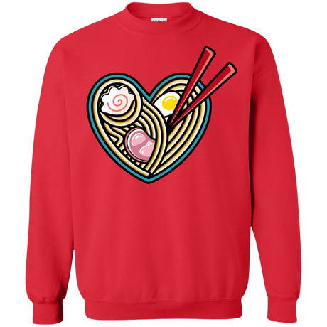 Sweatshirts Red / S Love Ramen Crewneck Sweatshirt