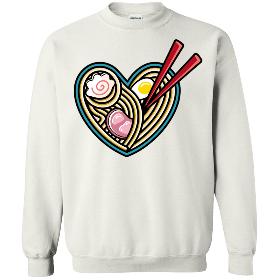 Sweatshirts White / S Love Ramen Crewneck Sweatshirt