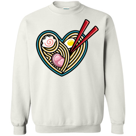 Sweatshirts White / S Love Ramen Crewneck Sweatshirt