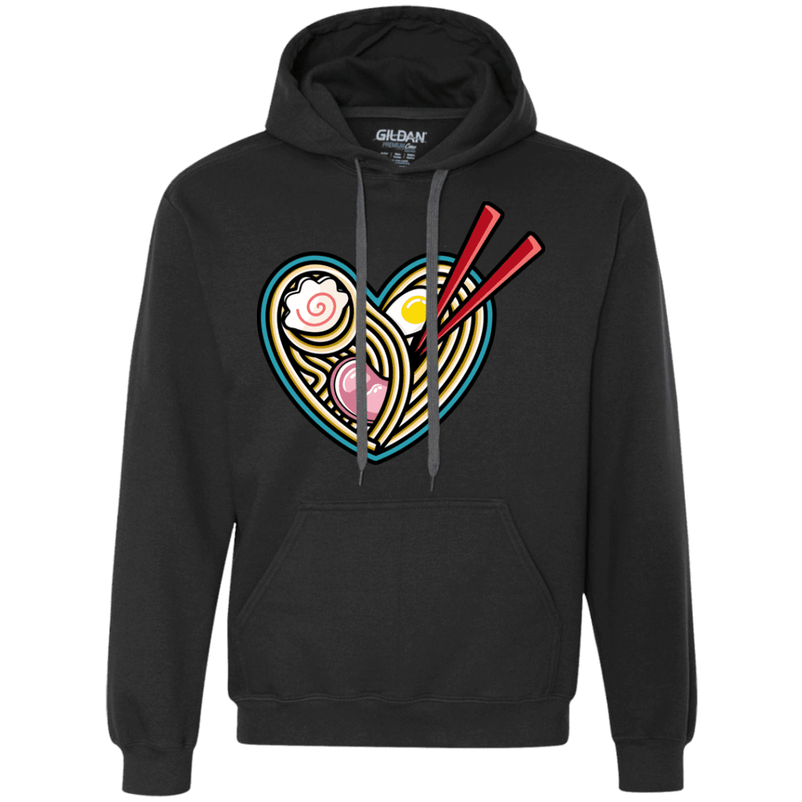 Sweatshirts Black / S Love Ramen Premium Fleece Hoodie