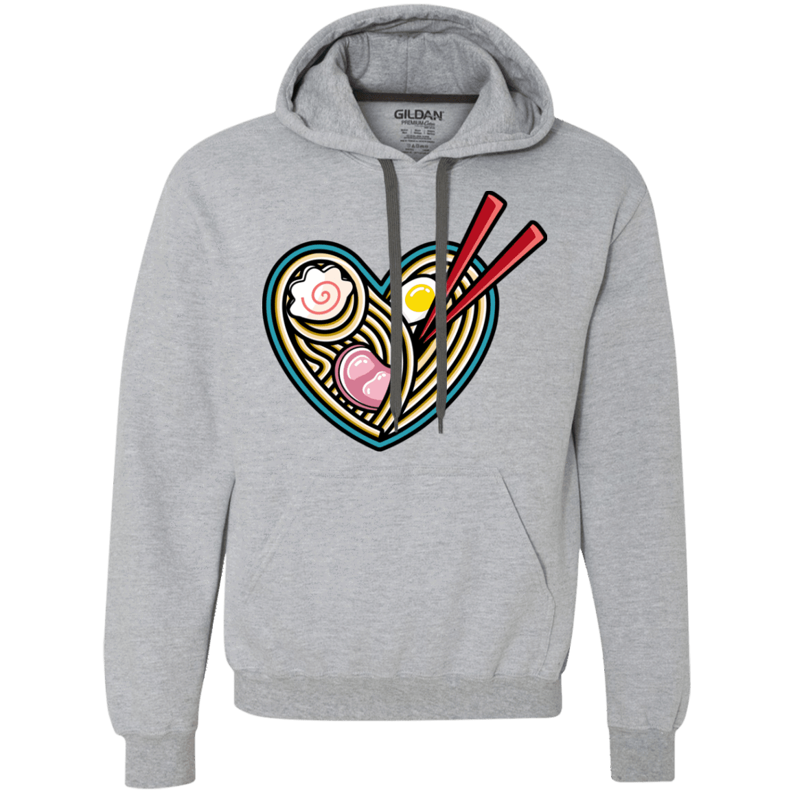 Sweatshirts Sport Grey / L Love Ramen Premium Fleece Hoodie