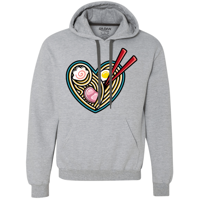 Sweatshirts Sport Grey / L Love Ramen Premium Fleece Hoodie