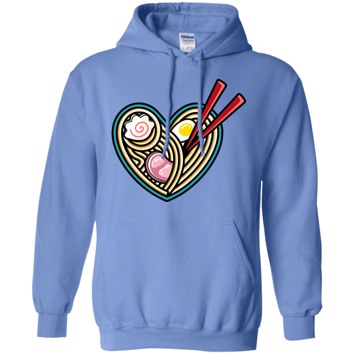 Sweatshirts Carolina Blue / S Love Ramen Pullover Hoodie