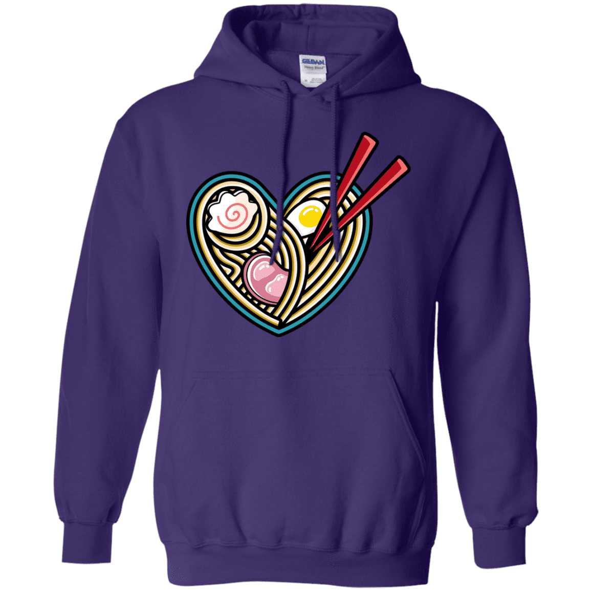 Sweatshirts Purple / S Love Ramen Pullover Hoodie