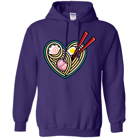 Sweatshirts Purple / S Love Ramen Pullover Hoodie