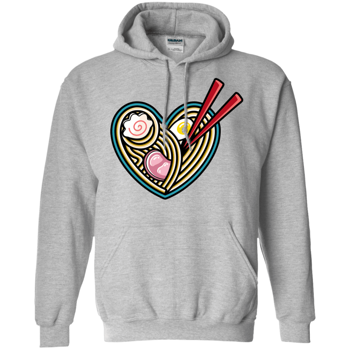 Sweatshirts Sport Grey / S Love Ramen Pullover Hoodie