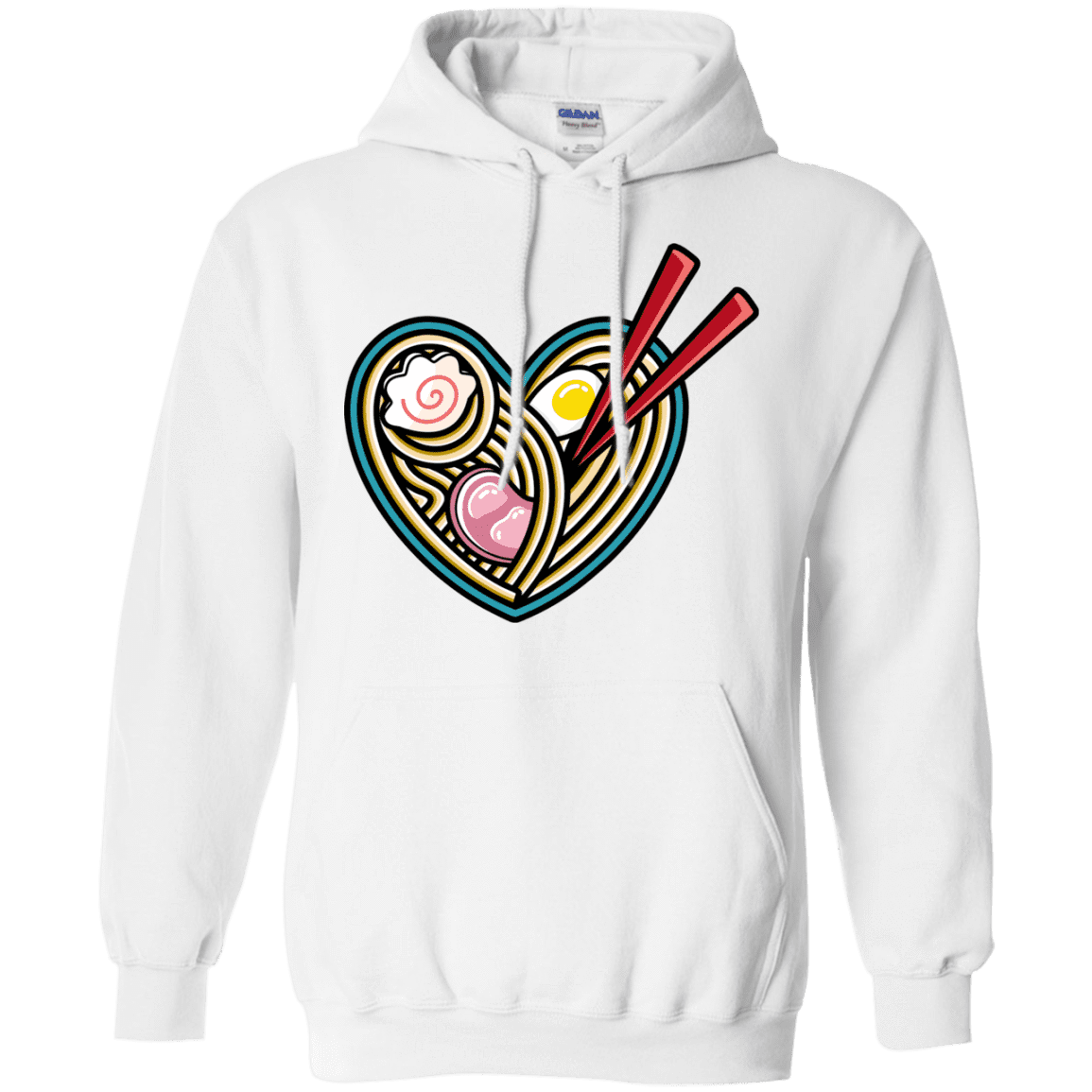 Sweatshirts White / S Love Ramen Pullover Hoodie