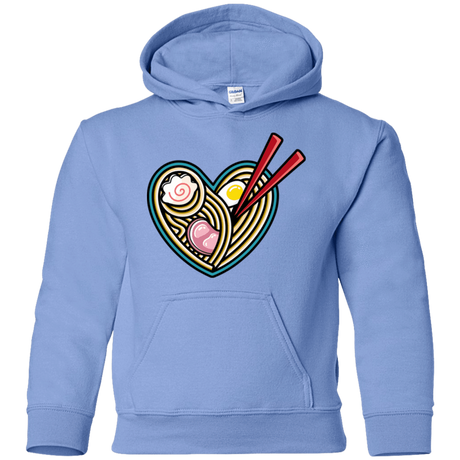 Sweatshirts Carolina Blue / YS Love Ramen Youth Hoodie