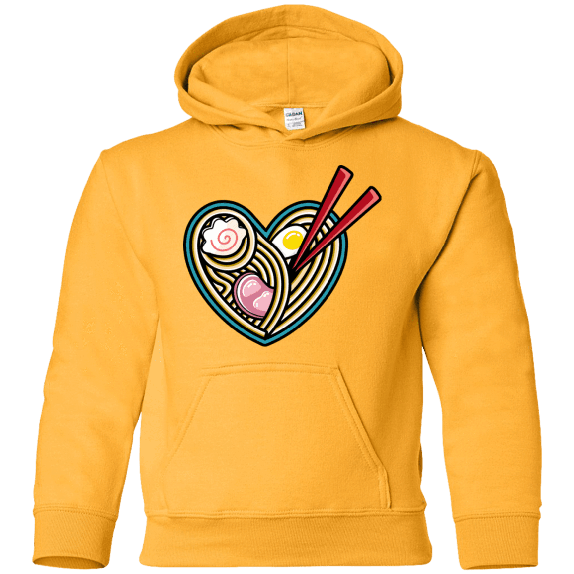 Sweatshirts Gold / YS Love Ramen Youth Hoodie