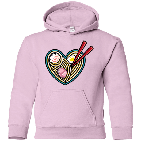 Sweatshirts Light Pink / YS Love Ramen Youth Hoodie