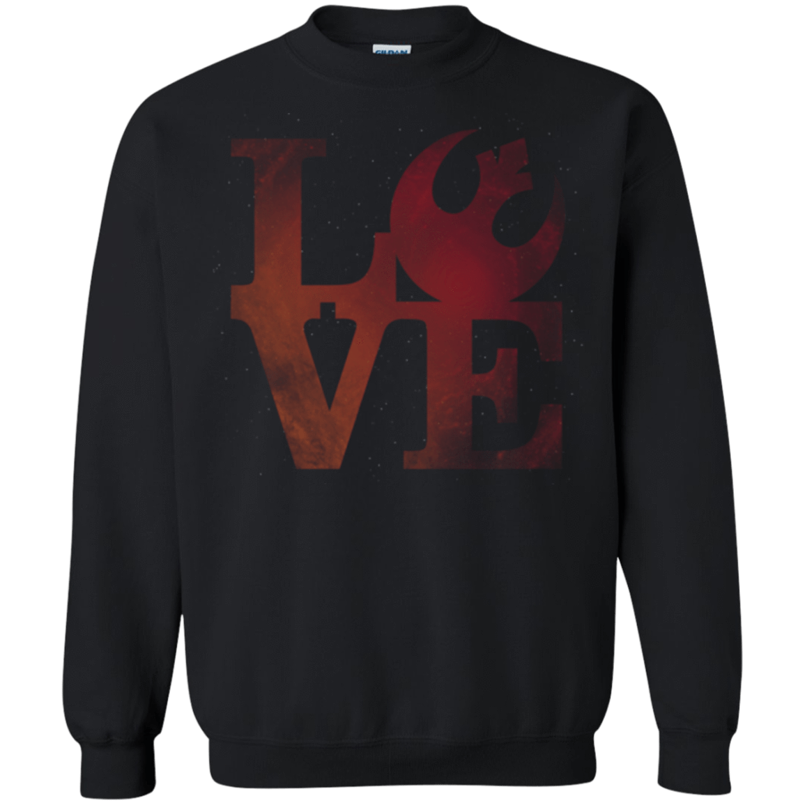 Sweatshirts Black / Small LOVE Rebel Crewneck Sweatshirt