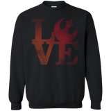 Sweatshirts Black / Small LOVE Rebel Crewneck Sweatshirt