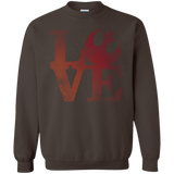 Sweatshirts Dark Chocolate / Small LOVE Rebel Crewneck Sweatshirt