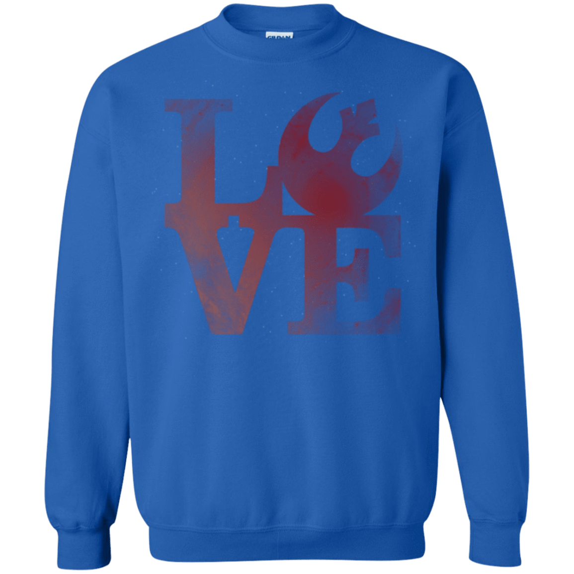 Sweatshirts Royal / Small LOVE Rebel Crewneck Sweatshirt