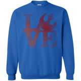 Sweatshirts Royal / Small LOVE Rebel Crewneck Sweatshirt