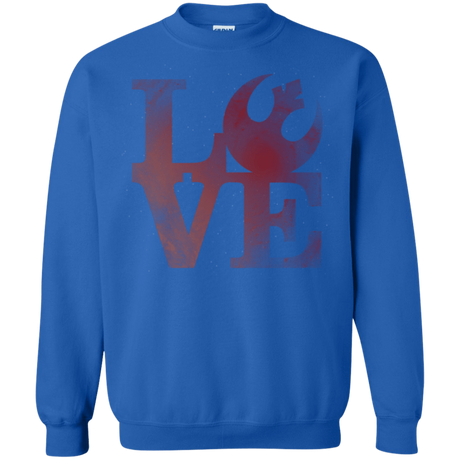 Sweatshirts Royal / Small LOVE Rebel Crewneck Sweatshirt