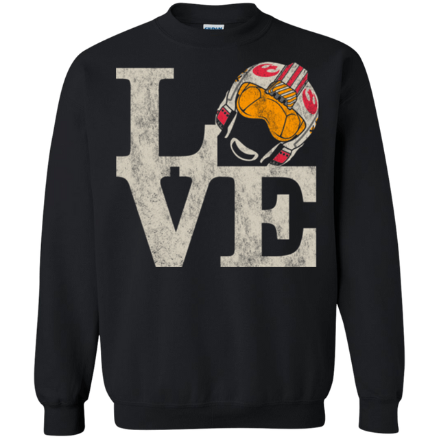 Sweatshirts Black / Small LOVE Rebel Pilot Crewneck Sweatshirt