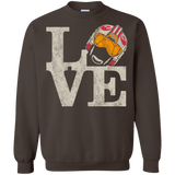 Sweatshirts Dark Chocolate / Small LOVE Rebel Pilot Crewneck Sweatshirt