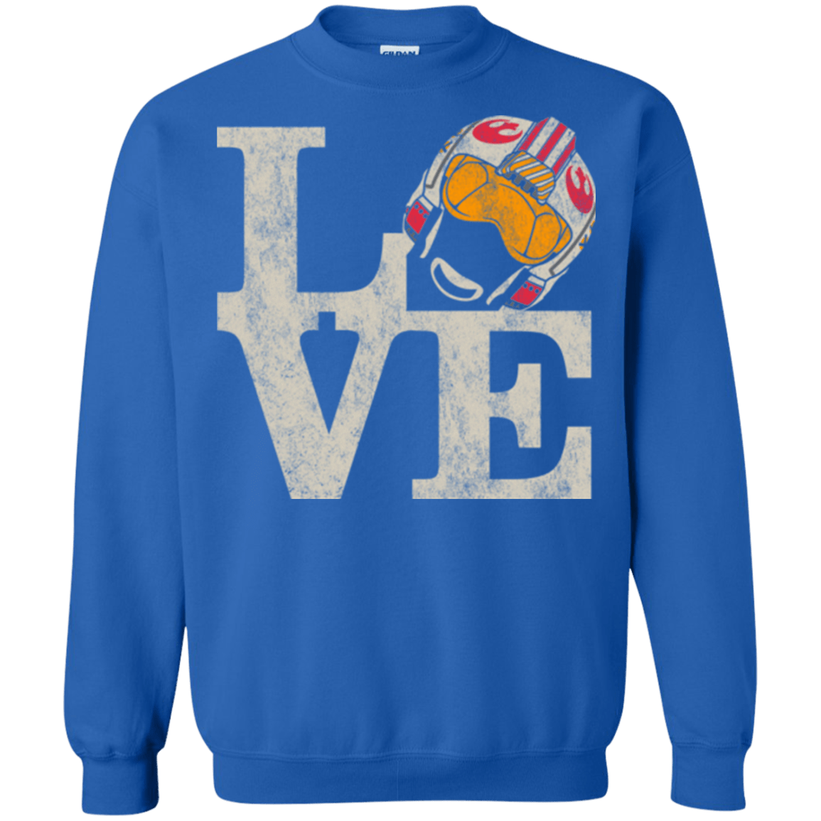 Sweatshirts Royal / Small LOVE Rebel Pilot Crewneck Sweatshirt