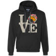 Sweatshirts Black / Small LOVE Rebel Pilot Premium Fleece Hoodie