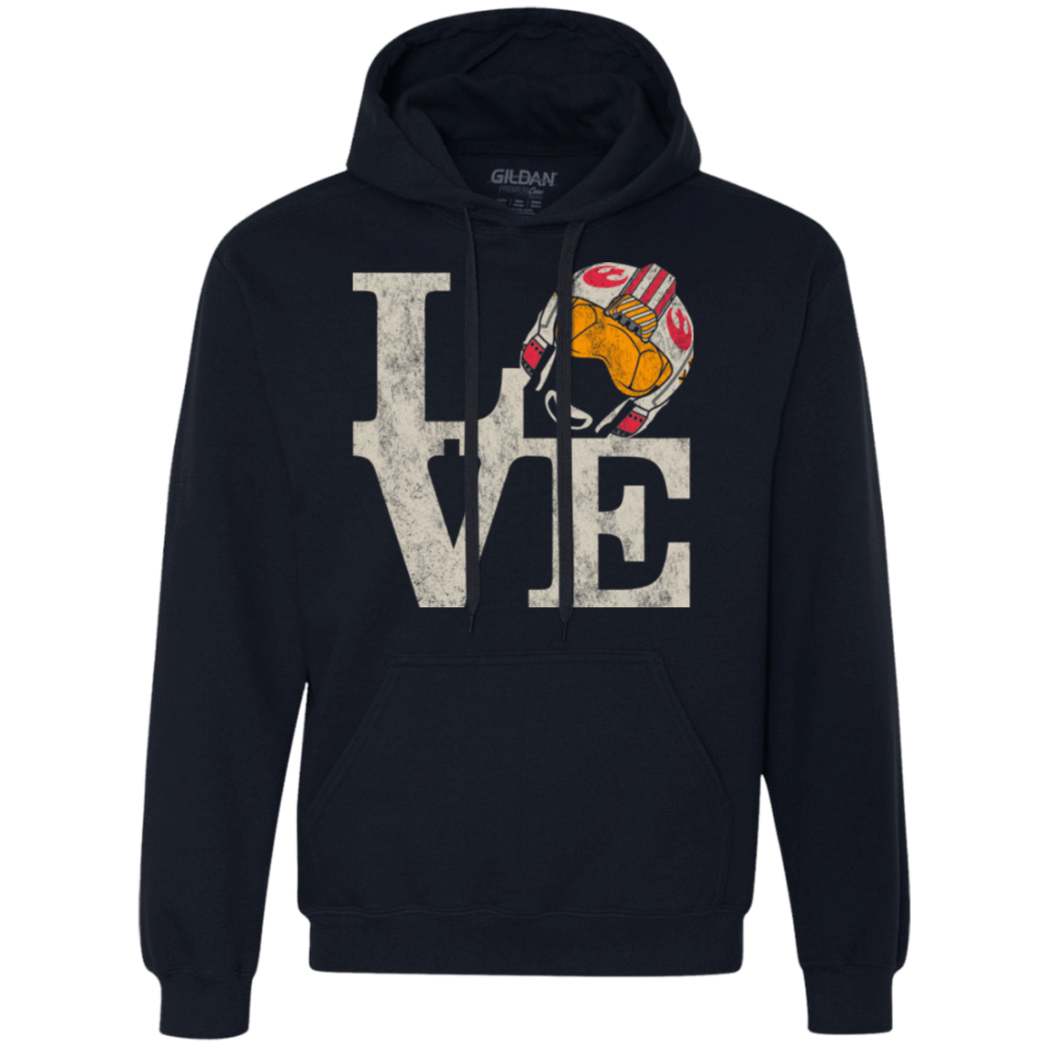 Sweatshirts Navy / Small LOVE Rebel Pilot Premium Fleece Hoodie