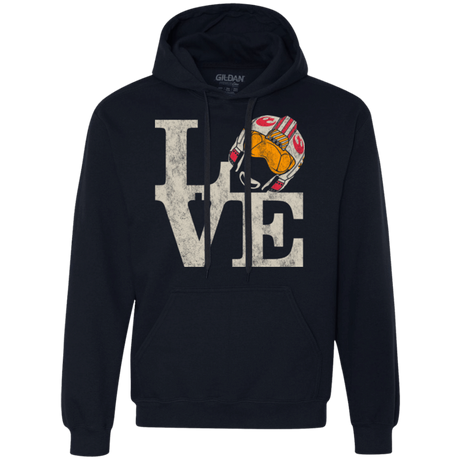 Sweatshirts Navy / Small LOVE Rebel Pilot Premium Fleece Hoodie