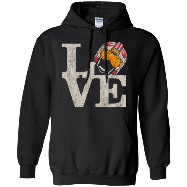 Sweatshirts Black / Small LOVE Rebel Pilot Pullover Hoodie