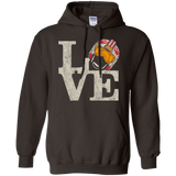 Sweatshirts Dark Chocolate / Small LOVE Rebel Pilot Pullover Hoodie