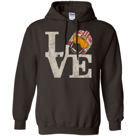 Sweatshirts Dark Chocolate / Small LOVE Rebel Pilot Pullover Hoodie