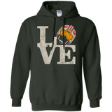 Sweatshirts Forest Green / Small LOVE Rebel Pilot Pullover Hoodie