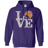 Sweatshirts Purple / Small LOVE Rebel Pilot Pullover Hoodie