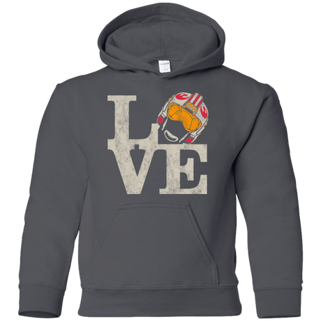 Sweatshirts Charcoal / YS LOVE Rebel Pilot Youth Hoodie